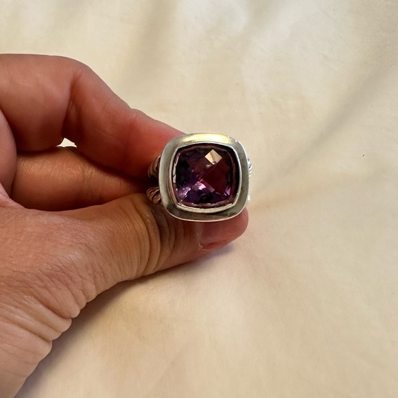 Authentic David Yurman 14mm Albion Amethyst size 7.5 - Picture 8 of 15